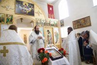 33-Рождество Предтечи и Крестителя Господня Иоанна. Управляющий Усть-Каменогорской епархией совершил Литургию в Иоанно-Предтеченском храме п. Первомайский.