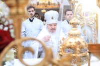 1-Служение епископа Амфилохия в Лазареву Субботу