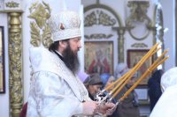 4-Служение епископа Амфилохия в Лазареву Субботу