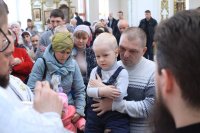 15-Служение епископа Амфилохия в Лазареву Субботу