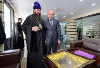 22-	 Мироточивый образ Божией Матери «Умягчение злых сердец» прибыл на землю Рудного Алтая