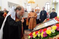 37-	 Мироточивый образ Божией Матери «Умягчение злых сердец» прибыл на землю Рудного Алтая
