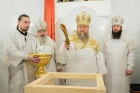 11-Епископ Амфилохий принял участие в великом освящении новопостроенного Михаило-Архангельского храма в городе Павлодаре