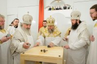 15-Епископ Амфилохий принял участие в великом освящении новопостроенного Михаило-Архангельского храма в городе Павлодаре