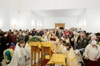 19-Епископ Амфилохий принял участие в великом освящении новопостроенного Михаило-Архангельского храма в городе Павлодаре