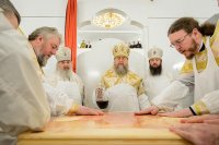20-Епископ Амфилохий принял участие в великом освящении новопостроенного Михаило-Архангельского храма в городе Павлодаре