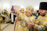 31-Епископ Амфилохий принял участие в великом освящении новопостроенного Михаило-Архангельского храма в городе Павлодаре