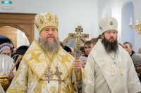 33-Епископ Амфилохий принял участие в великом освящении новопостроенного Михаило-Архангельского храма в городе Павлодаре