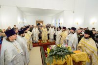 43-Епископ Амфилохий принял участие в великом освящении новопостроенного Михаило-Архангельского храма в городе Павлодаре