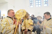 45-Епископ Амфилохий принял участие в великом освящении новопостроенного Михаило-Архангельского храма в городе Павлодаре