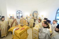 49-Епископ Амфилохий принял участие в великом освящении новопостроенного Михаило-Архангельского храма в городе Павлодаре
