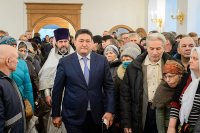 53-Епископ Амфилохий принял участие в великом освящении новопостроенного Михаило-Архангельского храма в городе Павлодаре