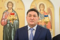 54-Епископ Амфилохий принял участие в великом освящении новопостроенного Михаило-Архангельского храма в городе Павлодаре