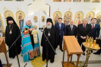 55-Епископ Амфилохий принял участие в великом освящении новопостроенного Михаило-Архангельского храма в городе Павлодаре