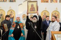 58-Епископ Амфилохий принял участие в великом освящении новопостроенного Михаило-Архангельского храма в городе Павлодаре