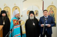 59-Епископ Амфилохий принял участие в великом освящении новопостроенного Михаило-Архангельского храма в городе Павлодаре