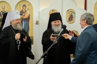 61-Епископ Амфилохий принял участие в великом освящении новопостроенного Михаило-Архангельского храма в городе Павлодаре