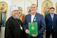 63-Епископ Амфилохий принял участие в великом освящении новопостроенного Михаило-Архангельского храма в городе Павлодаре