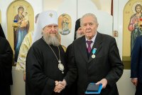 67-Епископ Амфилохий принял участие в великом освящении новопостроенного Михаило-Архангельского храма в городе Павлодаре