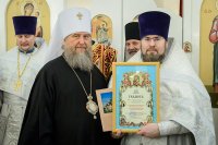 70-Епископ Амфилохий принял участие в великом освящении новопостроенного Михаило-Архангельского храма в городе Павлодаре