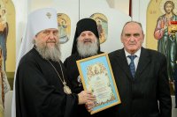 73-Епископ Амфилохий принял участие в великом освящении новопостроенного Михаило-Архангельского храма в городе Павлодаре