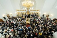 74-Епископ Амфилохий принял участие в великом освящении новопостроенного Михаило-Архангельского храма в городе Павлодаре