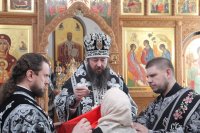 20-В четверг второй седмицы Великого поста епископ Амфилохий совершил Литургию Преждеосвященных Даров