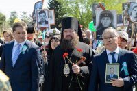 18-Митрополит Астанайский и Казахстанский Александр и аким Восточно-Казахстанской области приняли участие в праздновании Дня Великой Победы в Усть-Каменогорске 