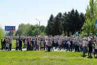 23-Митрополит Астанайский и Казахстанский Александр и аким Восточно-Казахстанской области приняли участие в праздновании Дня Великой Победы в Усть-Каменогорске 
