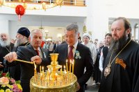 43-Митрополит Астанайский и Казахстанский Александр и аким Восточно-Казахстанской области приняли участие в праздновании Дня Великой Победы в Усть-Каменогорске 
