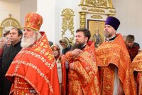 7-	 В главном храме Рудного Алтая состоялась праздничная Литургия по случаю принесения в Восточный Казахстан мироточивой иконы Богоматери «Умягчение злых сердец» 
