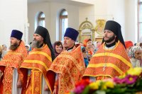14-	 В главном храме Рудного Алтая состоялась праздничная Литургия по случаю принесения в Восточный Казахстан мироточивой иконы Богоматери «Умягчение злых сердец» 