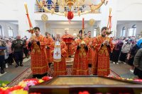 23-	 В главном храме Рудного Алтая состоялась праздничная Литургия по случаю принесения в Восточный Казахстан мироточивой иконы Богоматери «Умягчение злых сердец» 