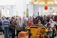 30-	 В главном храме Рудного Алтая состоялась праздничная Литургия по случаю принесения в Восточный Казахстан мироточивой иконы Богоматери «Умягчение злых сердец» 