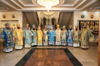 6-Празднование 145-летия Туркестанской епархии. Главы и архипастыри Казахстанского и Среднеазиатского Митрополичьих округов совершили Литургию в Успенском соборе Ташкента.