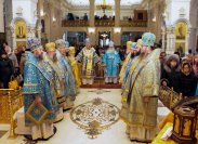 14-Празднование 145-летия Туркестанской епархии. Главы и архипастыри Казахстанского и Среднеазиатского Митрополичьих округов совершили Литургию в Успенском соборе Ташкента.