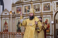 4-В канун Недели о блудном сыне Преосвященнейший епископ Амфилохий совершил Всенощное бдение в Свято-Андреевском кафедральном соборе