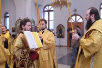 7-В канун Недели о блудном сыне Преосвященнейший епископ Амфилохий совершил Всенощное бдение в Свято-Андреевском кафедральном соборе