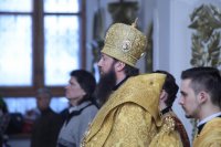 11-В канун Недели о блудном сыне Преосвященнейший епископ Амфилохий совершил Всенощное бдение в Свято-Андреевском кафедральном соборе
