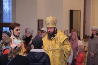 16-В канун Недели о блудном сыне Преосвященнейший епископ Амфилохий совершил Всенощное бдение в Свято-Андреевском кафедральном соборе