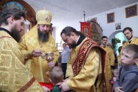 22-Престольный праздник Трех Святителей в поселке Глубокое