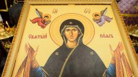 47-Управляющий Усть-Каменогорской и Семипалатинской епархией принял участие в торжествах по случаю принесения ковчега с частью пояса Пресвятой Богородицы