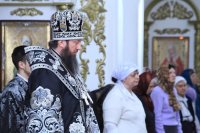 4-В Великую Среду епископ Амфилохий совершил последнюю Литургию Преждеосвященных Даров в 2017 году