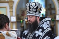 17-В Великую Среду епископ Амфилохий совершил последнюю Литургию Преждеосвященных Даров в 2017 году