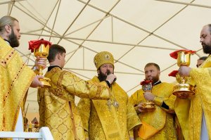 Управляющий Усть-Каменогорской епархией принял участие в праздновании в честь святых первоверховных апостолов Петра и Павла в городе Петропавловске