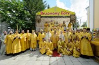 39-Управляющий Усть-Каменогорской епархией принял участие в праздновании в честь святых первоверховных апостолов Петра и Павла в городе Петропавловске