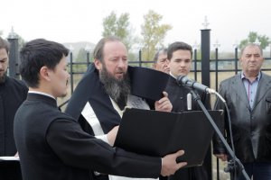 Епископ Амфилохий освятил часовню в селе Прапорщиково