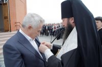 19-Епископ Амфилохий освятил часовню в селе Прапорщиково