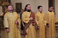 18-В канун праздника святого апостола Андрея Первозванного епископ Амфилохий совершил всенощное бдение в кафедральном соборе города Усть-Каменогорска