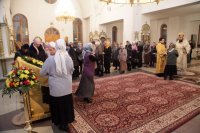22-В канун праздника святого апостола Андрея Первозванного епископ Амфилохий совершил всенощное бдение в кафедральном соборе города Усть-Каменогорска
